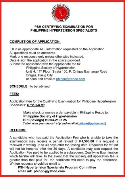 Application Form - Certifying Exam